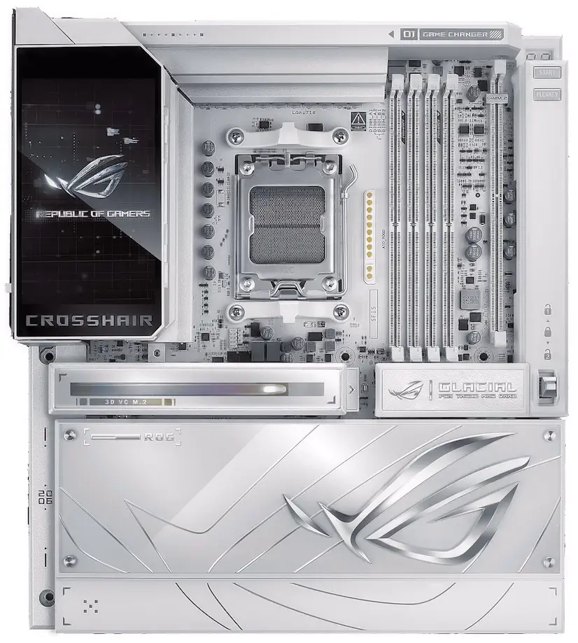 Montaje Placa Base ASUS ROG CROSSHAIR X870E GLACIAL Las Tablas Las Tablas Gaming - Montaje Placa Base ASUS ROG CROSSHAIR X870E GLACIAL Las Tablas